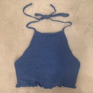 Baby Blue Crop Top